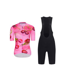 RIVANELLE maillot corto y pantalón corto - CHERIE - negro/rosa